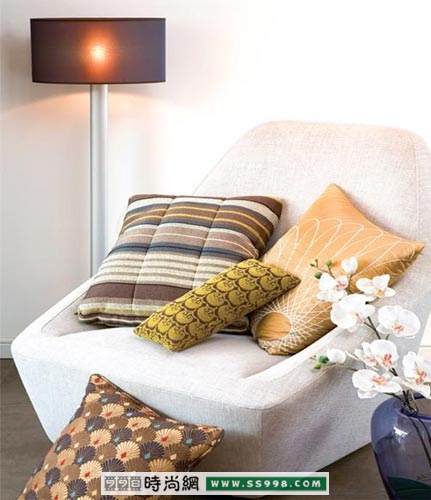 沙发与靠垫搭配出客厅新亮点